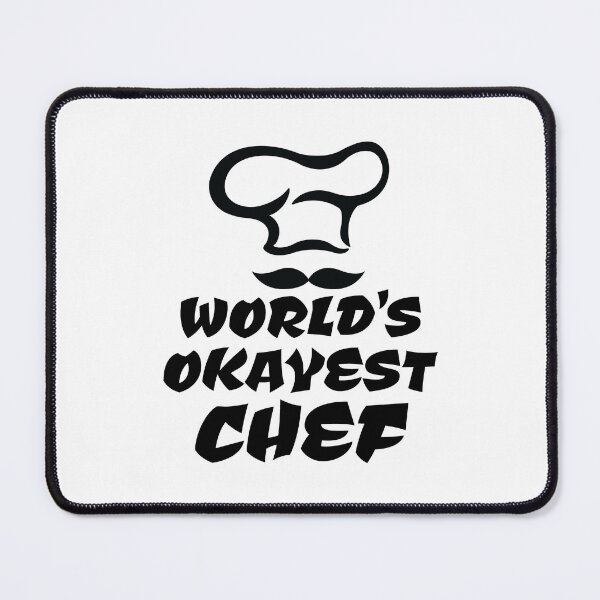 Item preview, World's Okayest Chef. Funny Chef Gift, Chef gift, Cook Gift designed and sold by DesignHouse07.