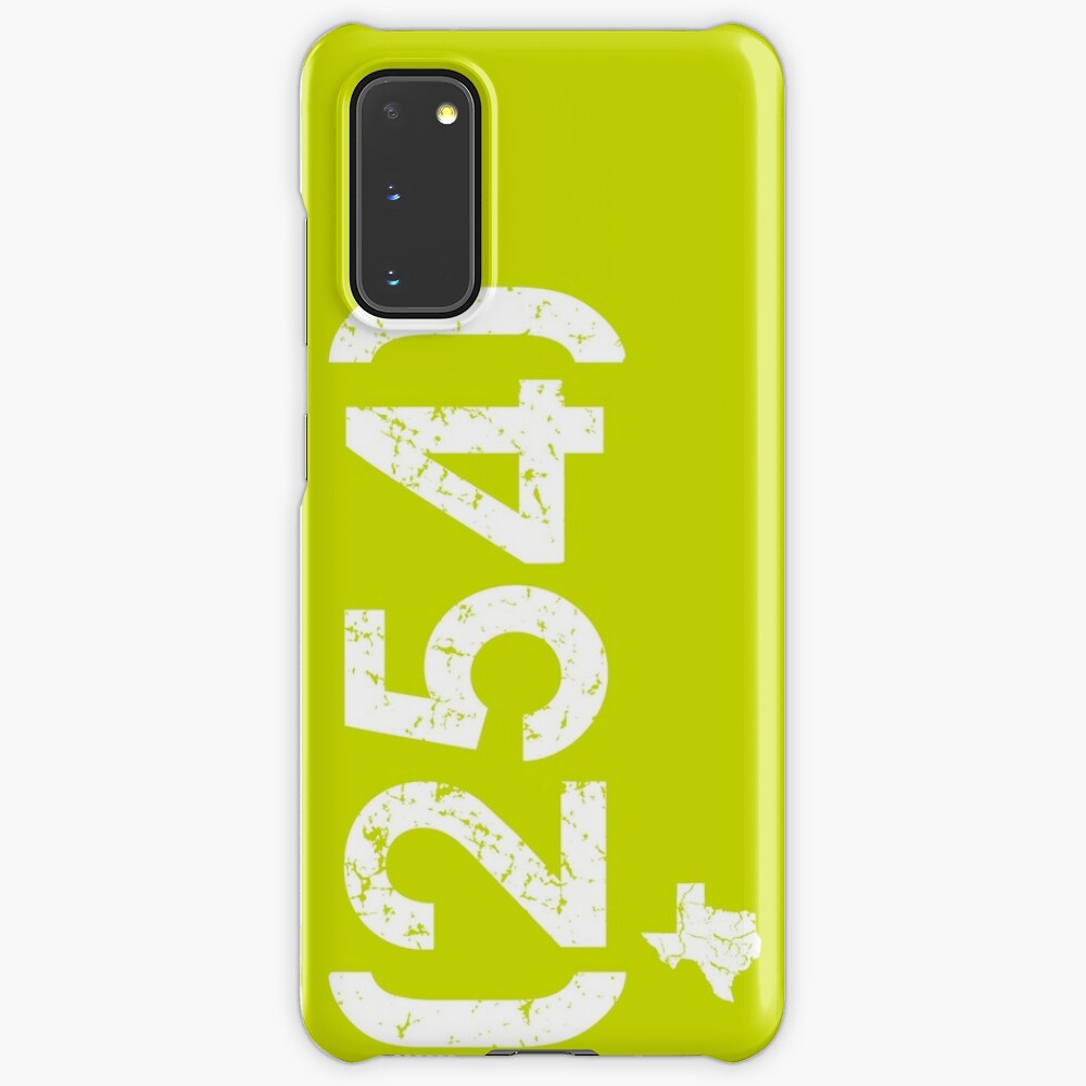 Area Code 254 Texas Case Skin For Samsung Galaxy By Bearsquared Redbubble