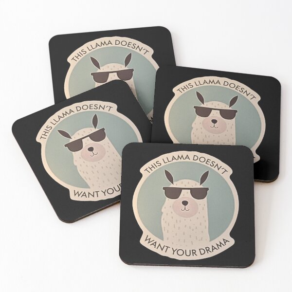 Item preview, No Drama Llama designed and sold by tees-n-treats.