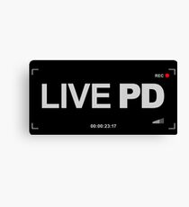 Live PD Rec Canvas Print