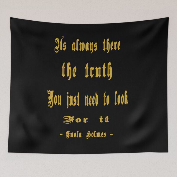 Item preview, Lucky Disguised Secret Message Disappears Enola Holmes Best Cute Golden Style Funny designed and sold by StepaniEdwasiel.