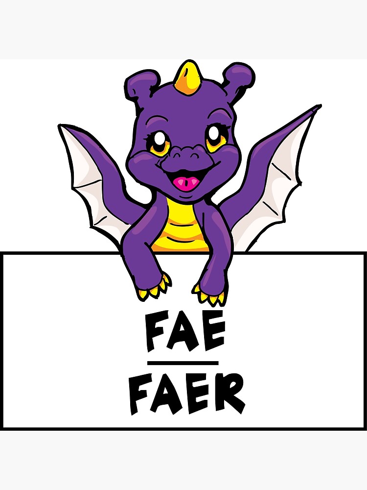 fae-faer-enby-dragon-pronouns-gender-neutral-pronouns-non-binary-pronouns-poster-by