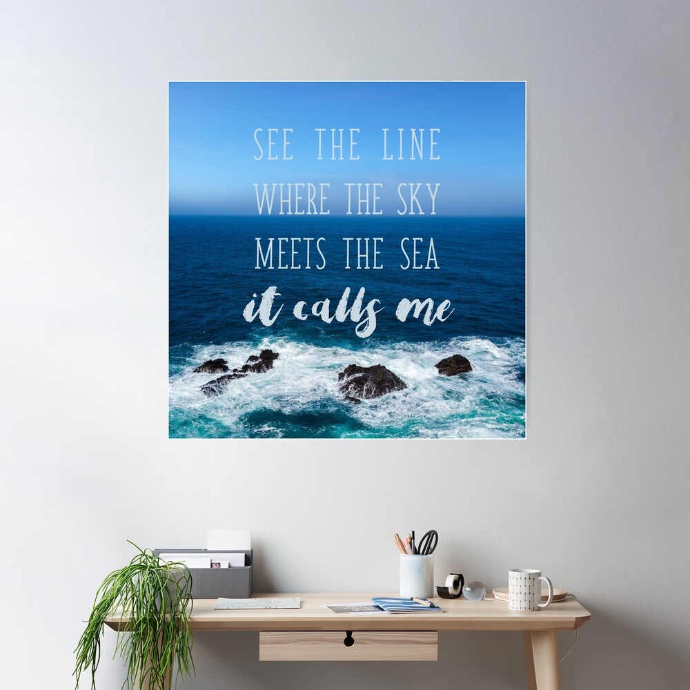 Where the Sky Meets the Sea - Acrylic Paint