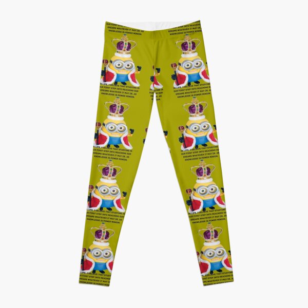 Minions All-Over Print One Size Fits Most Novelty Leggings 