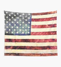 Vintage American Flag Wall Tapestry