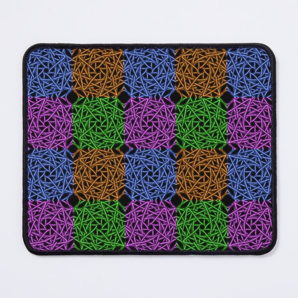 Item preview, Tangle pattern, colorful pop art abstract pattern designed and sold by Meo Design.