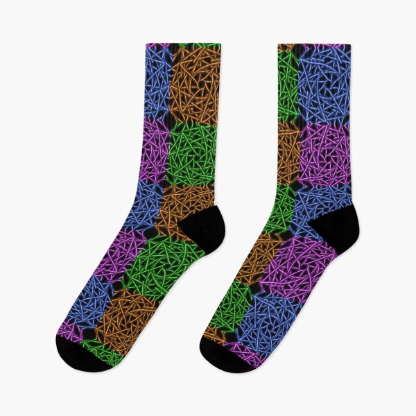 Item preview, Tangle pattern, colorful pop art abstract pattern designed and sold by Meo Design.