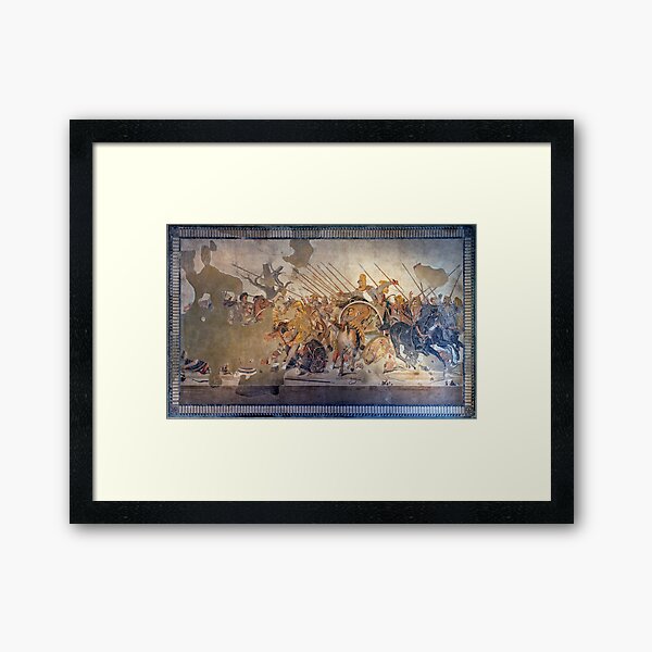 Item preview, Battle of Alexander the Great and Darius III mosaic  designed and sold by Yair Karelic.