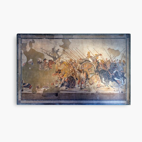Item preview, Battle of Alexander the Great and Darius III mosaic  designed and sold by Yair Karelic.