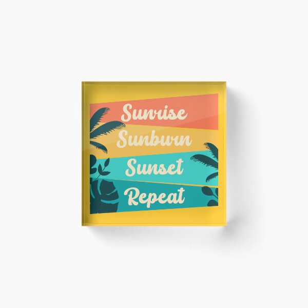 Item preview, Sunrise sunburn sunset repeat, beach funny ocean vacation, travelling lover, vacation designed and sold by SGS-.