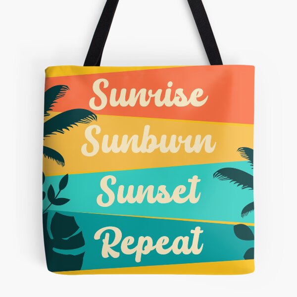 Item preview, Sunrise sunburn sunset repeat, beach funny ocean vacation, travelling lover, vacation designed and sold by SGS-.