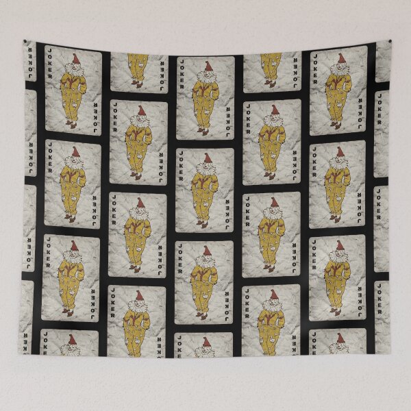 Item preview, Playing Cards Vintage Joker (distressed design) designed and sold by siggyspatsky.