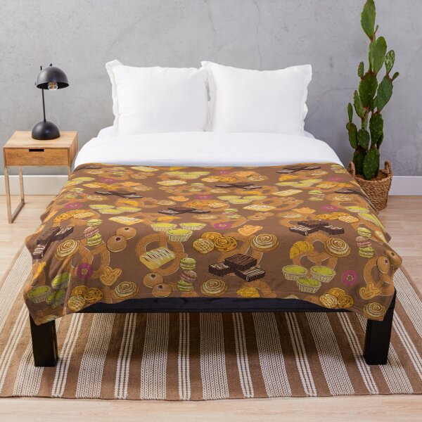 Item preview, Pastries not Patriarchy Pattern Baked Goods Brown designed and sold by MyThingNow.
