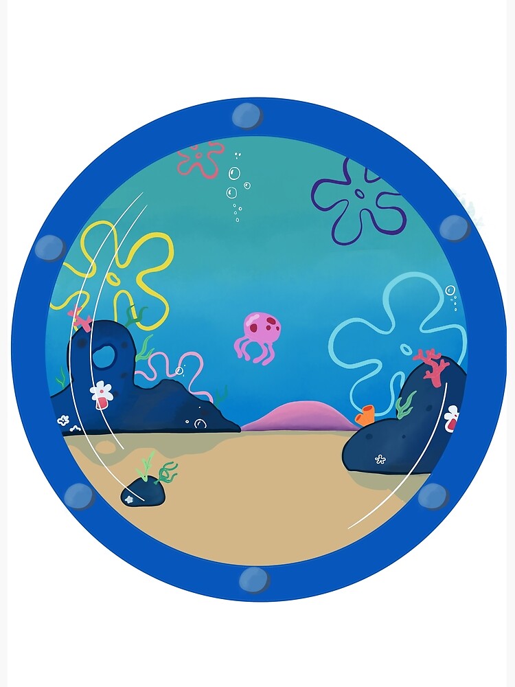 "Spongebob Window // Commission" Poster for Sale by themadelinerock ...