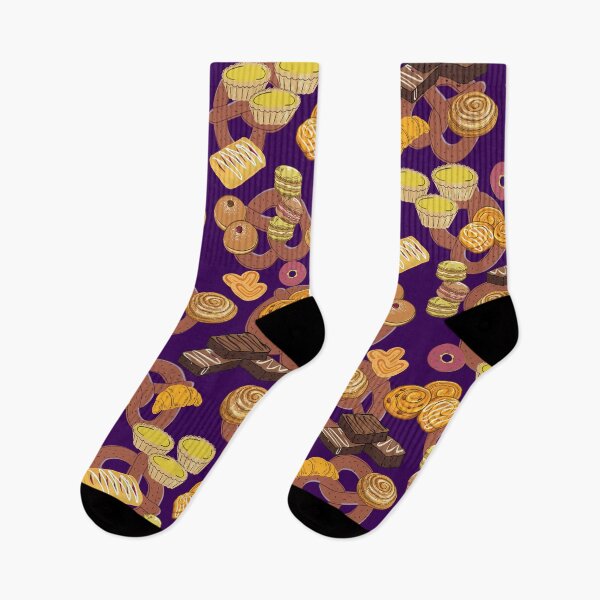 Item preview, Pastries not Patriarchy Pattern Baked Goods Purple designed and sold by MyThingNow.