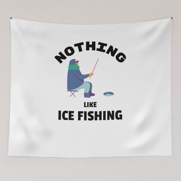 Item preview, Nothing like ice fishing hole Men women designed and sold by Jeangel97.