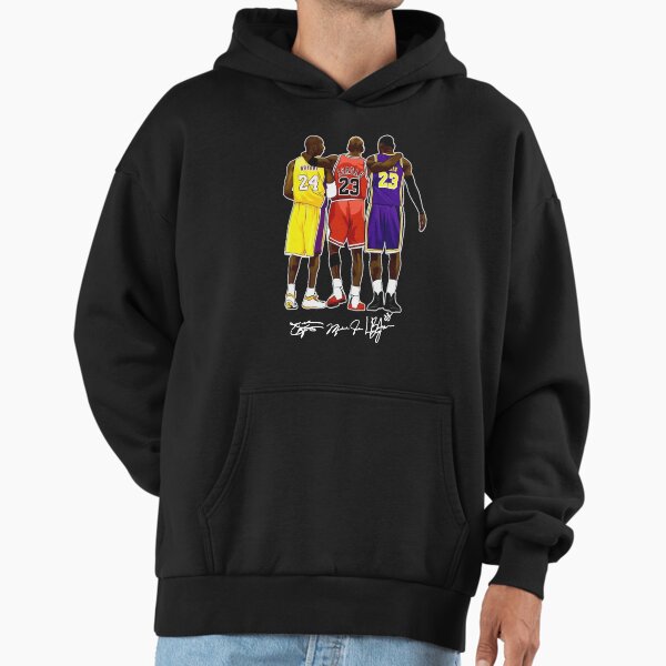kobe bryant michael jordan lebron james hoodie