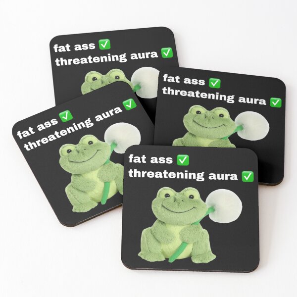 Item preview, frog with fat @ss and threatening aura designed and sold by cherrydanny.
