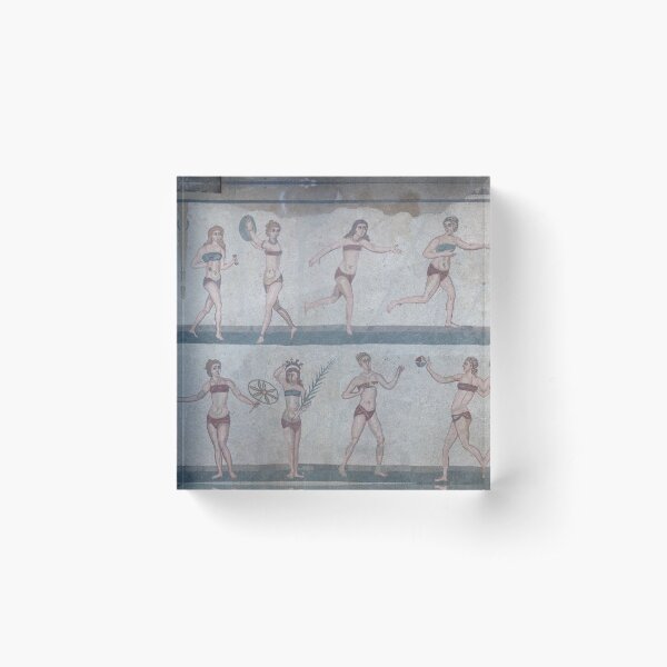 Item preview, Bikini Girls Mosaic - Villa Romana del Casale designed and sold by Yair Karelic.