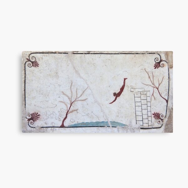 Tomb of the Diver, Paestum Canvas Print