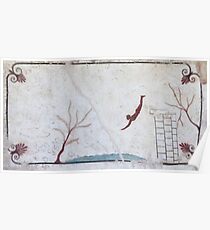 Grab des Tauchers, Paestum Poster