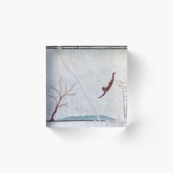 Tomb of the Diver, Paestum Acrylic Block