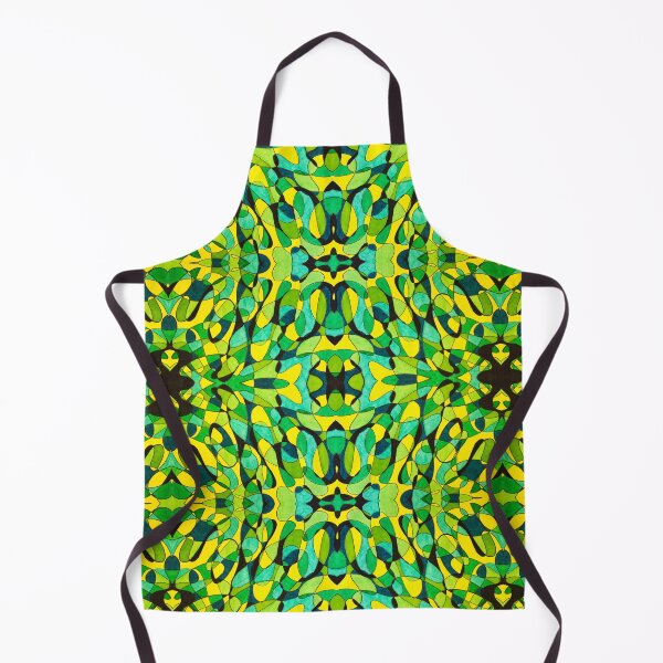 Item preview, Abstract Yellow, Green, and Black Drawing designed and sold by Creative-Voyage.