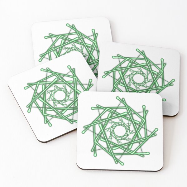 Item preview, luminous green star designed and sold by Meo Design.