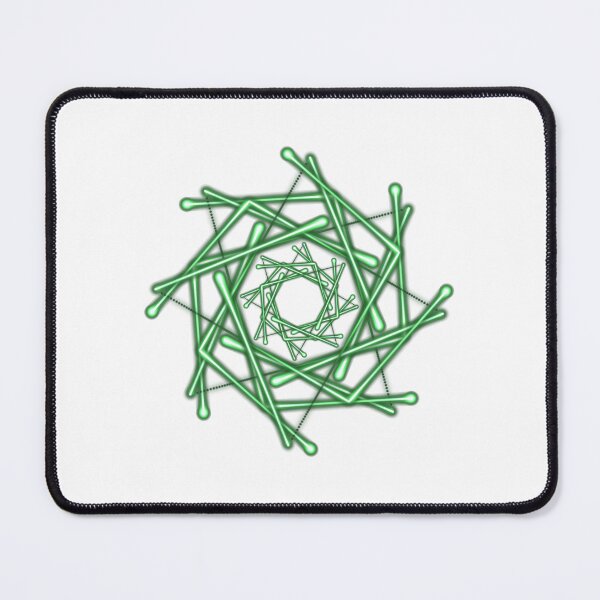 Item preview, luminous green star designed and sold by Meo Design.