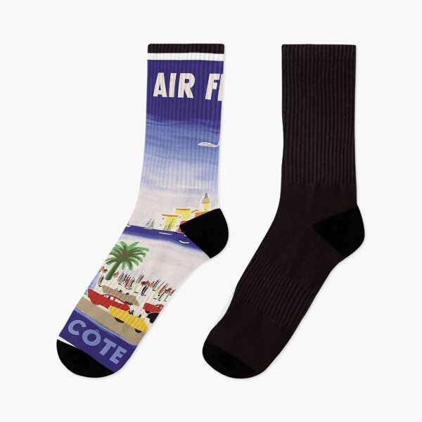Item preview, Póster de viaje de Air France Cote d´Azur de 1952 Camiseta clásica designed and sold by DebraCos.