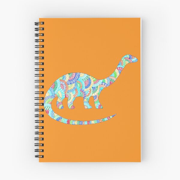 Item preview, Bright Diplodocus Dinosaur Pattern Doodle  designed and sold by SilverBirch14.