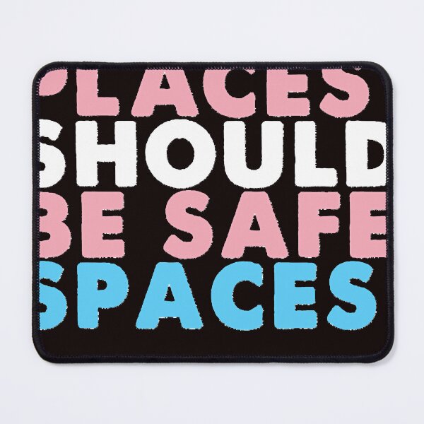 Item preview, All Places Should Be Safe Spaces - Trans Pride Classic T-Shirt designed and sold by DebraCos.