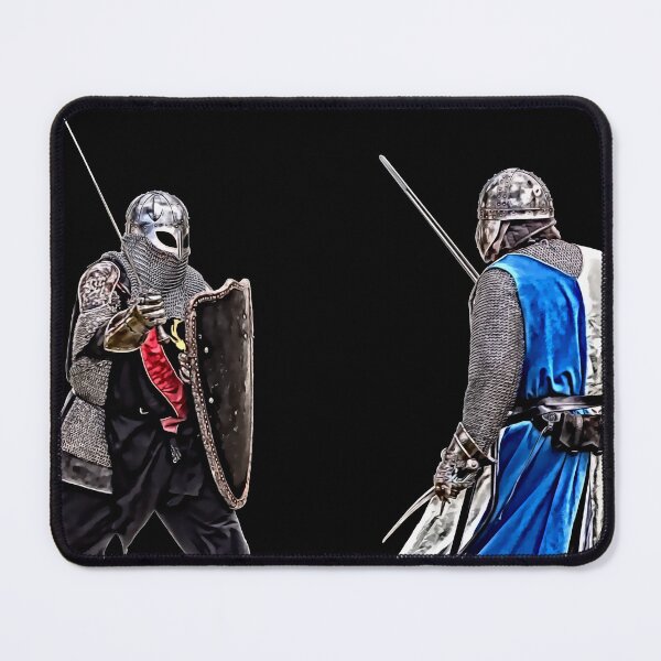 Item preview, Cartoon styled knights facing off designed and sold by Zanimations.