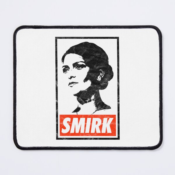 Item preview, Priti Patel Smirk (White Worn Look) designed and sold by politicalamity.