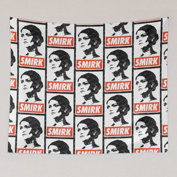 Item preview, Priti Patel Smirk (White Worn Look) designed and sold by politicalamity.