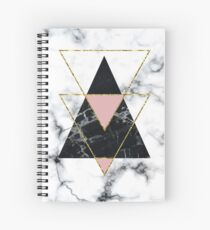 Geo glam marble Spiral Notebook