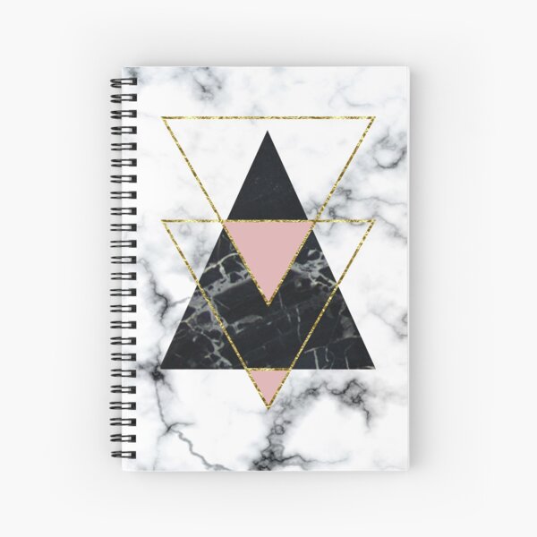 Geo glam marble Spiral Notebook