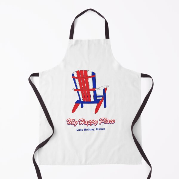 Item preview, My Happy Place - Patriotic Adirondack Chair - Lake Holiday Spirit Wear designed and sold by BlueSkyTheory.