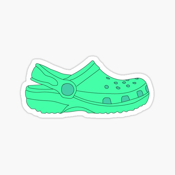 "Croc" Sticker for Sale by keygibson Redbubble
