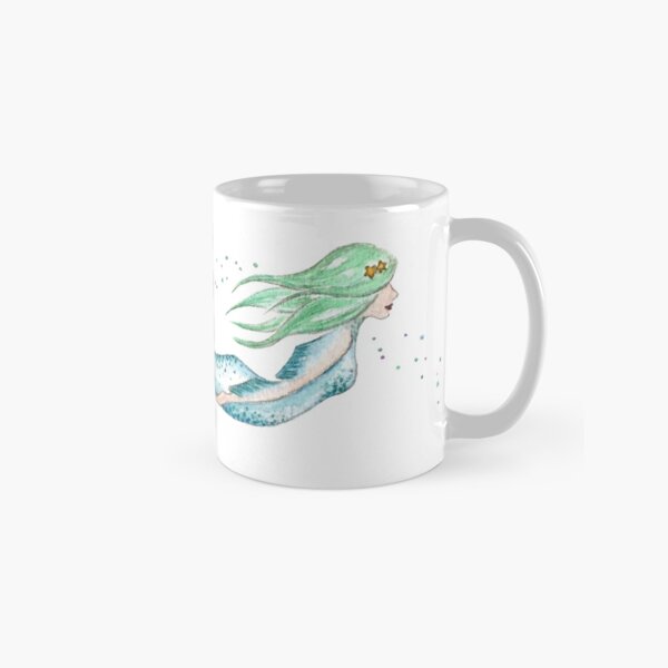 Aqua Mermaid Classic Mug