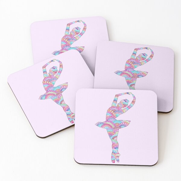 Item preview, Bright Ballerina Doodle Patterns  designed and sold by SilverBirch14.