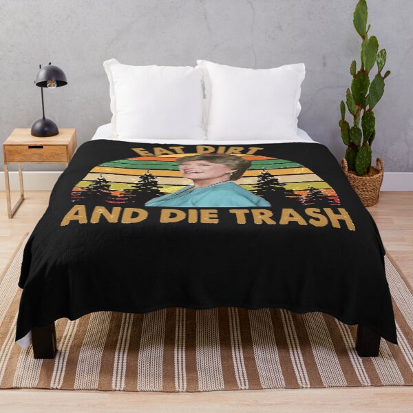 Item preview, Blanche Devereaux Vintage Eat Dirt and Die Trash Retro Golden Girls Classic T-Shirt designed and sold by Josepbertson.