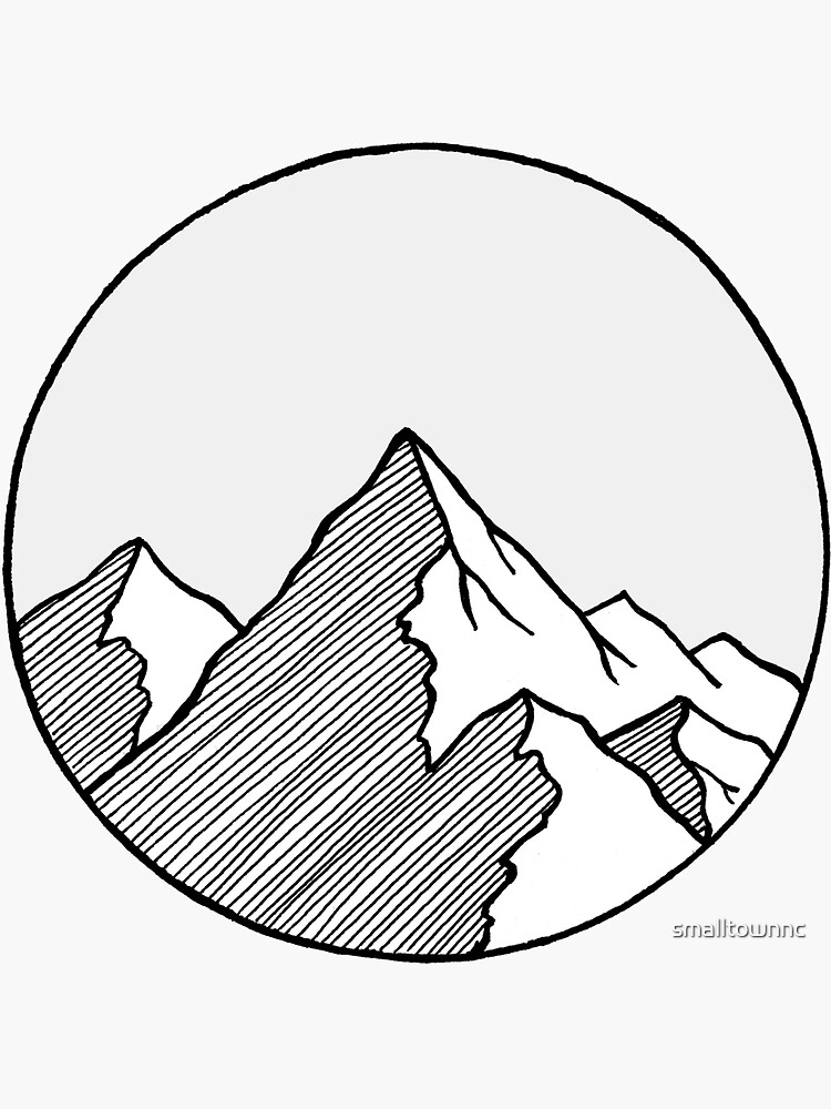 Mountains Sketch by smalltownnc