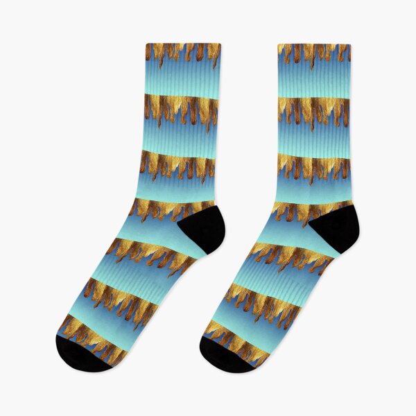 Item preview, Blue Gold Glitter Gradient Ombre Sombre Abstract ,luxury, glam, girly, glitter, abstract, sparkle, shiny,  aqua blue,golden, designed and sold by Tamas Das.