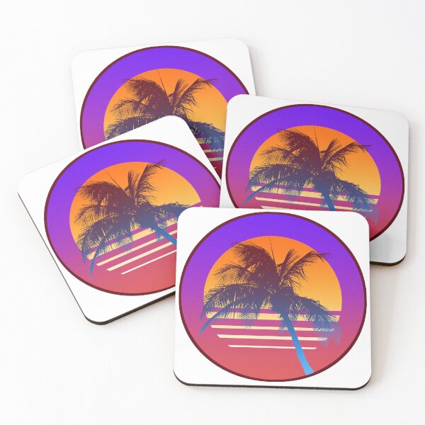 Item preview, Palm Tree Sunset designed and sold by Machine-Eye.
