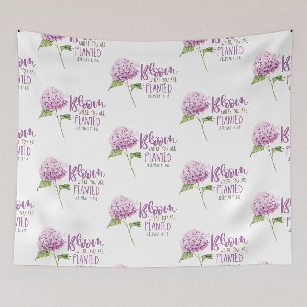 Item preview, Bloom where you are planted - hydrangea designed and sold by Cane & Abel Creations ..