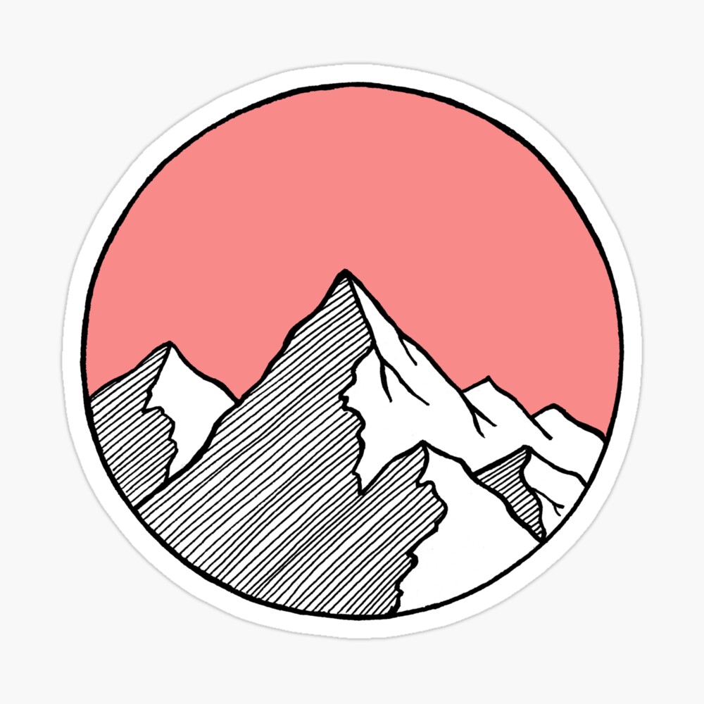 Small Drawings of Mountains (49 photos) » Drawings for sketching and not  only - Papik.PRO