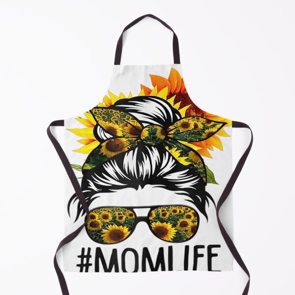 Item preview, Mom Life Messy Hair Bun Sunflower Women Mothers Day designed and sold by ashakuparo.