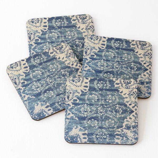 Item preview, Carpet look blue diamond pattern designed and sold by Keyma.