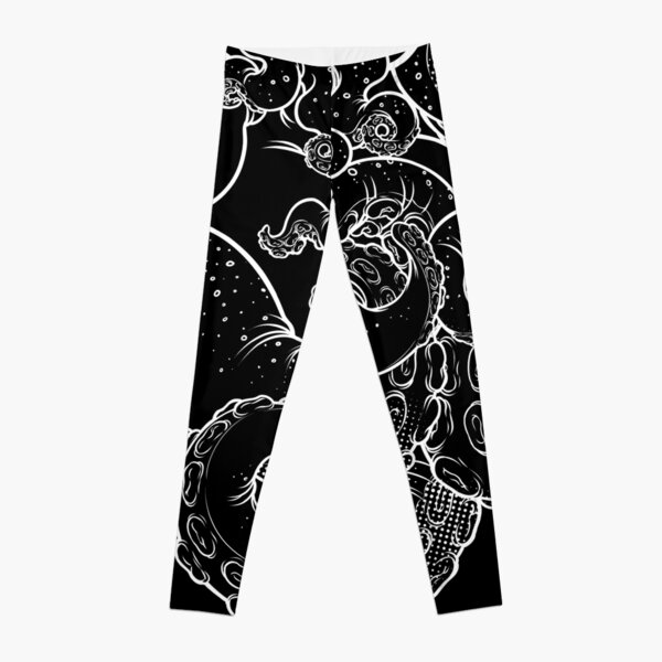 Cthulhu (B&W Version II) Leggings